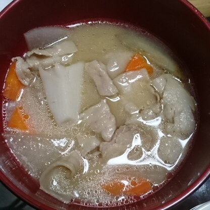 久しぶりに豚汁作りました。とても美味しかったです。ありがとうございます。